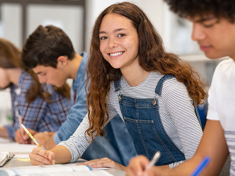 Teens using Step Up to Writing