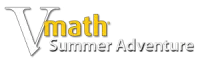 Vmath Summer Adventure Logo