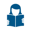 Icon of girl reading