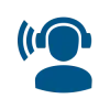 Icon of student listening